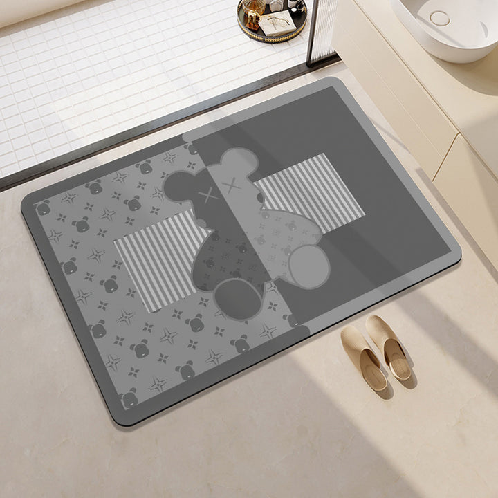 Decorative Cartoon-Themed Floor Mat Bowlift
