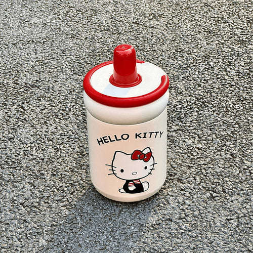 Ladies drinking cup with funny Hello Kitty design Bowlift