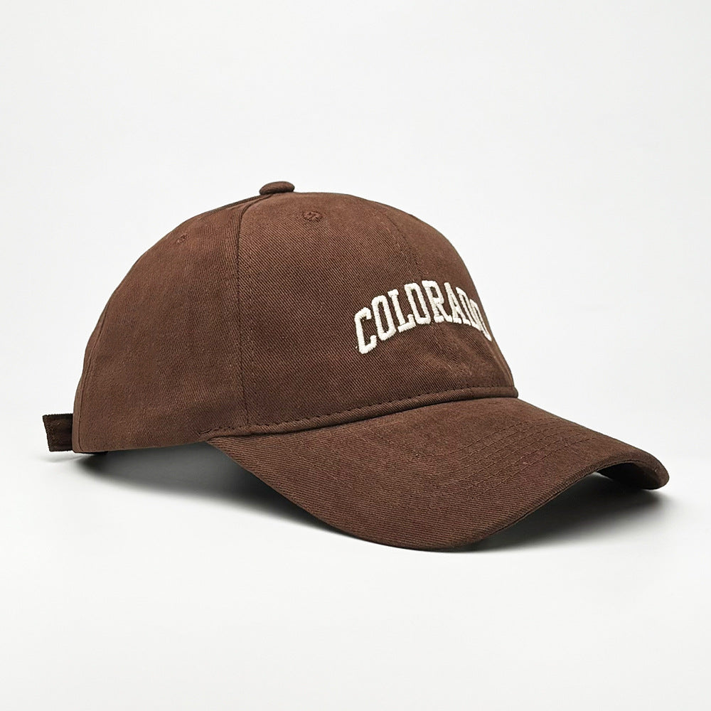 Women's fashionable cotton cap with embroidered lettering Bowlift