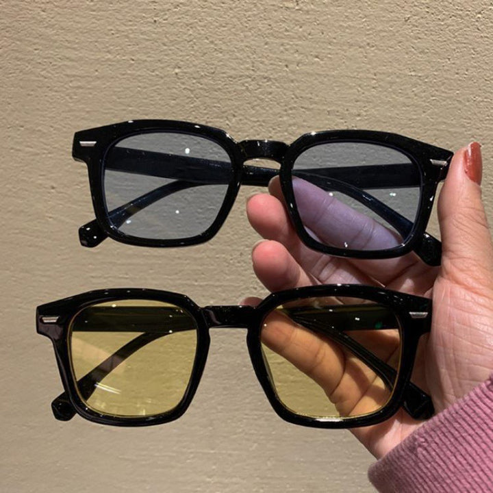 Transparent Frame Square Sunglasses Bowlift