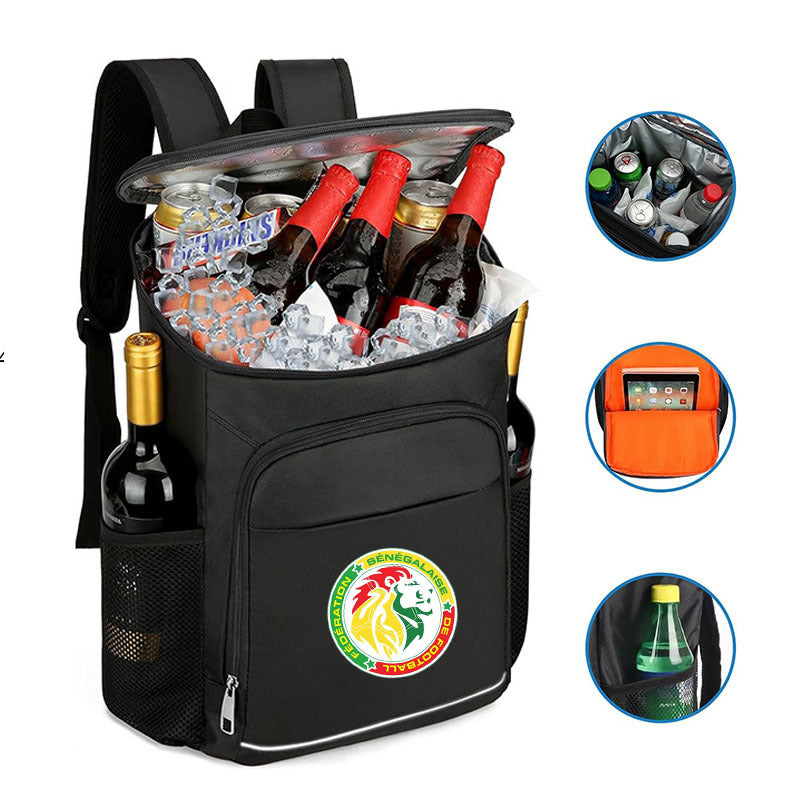 Ladies Insulated Cooler Backpack with Multiple Compartments and Practical Storage Bowlift