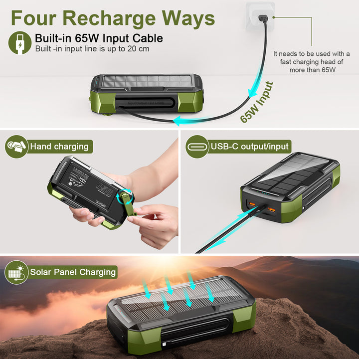Portable Solar Power Bank Bowlift