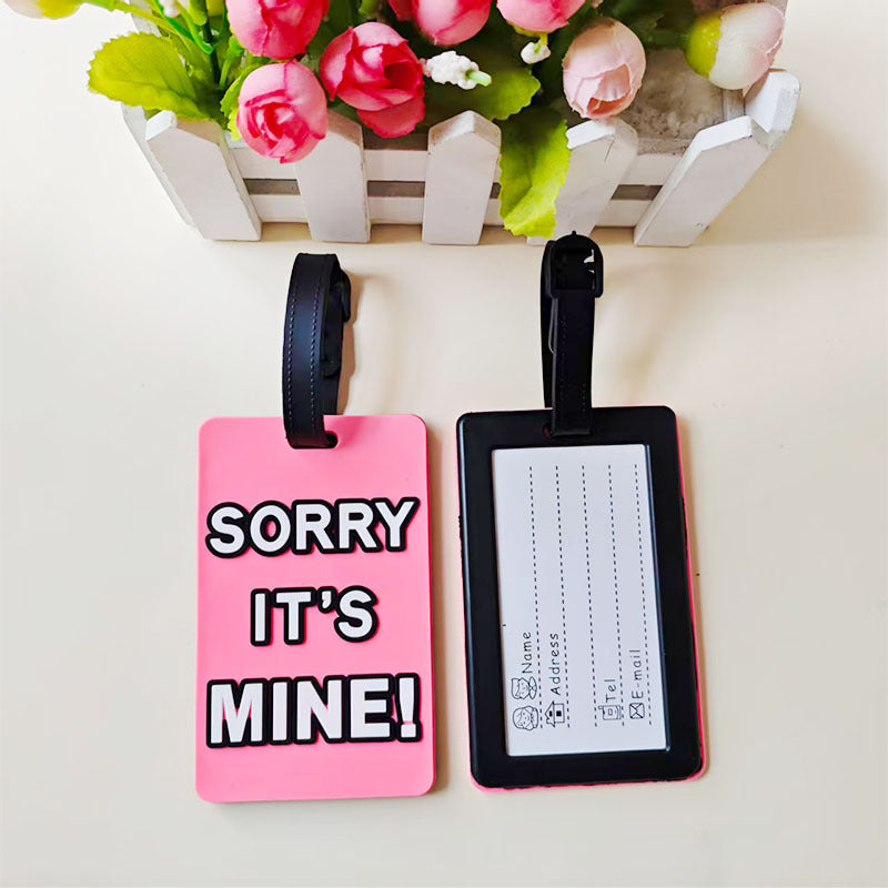 Unisex Luggage Tag with Outstanding Message Bowlift