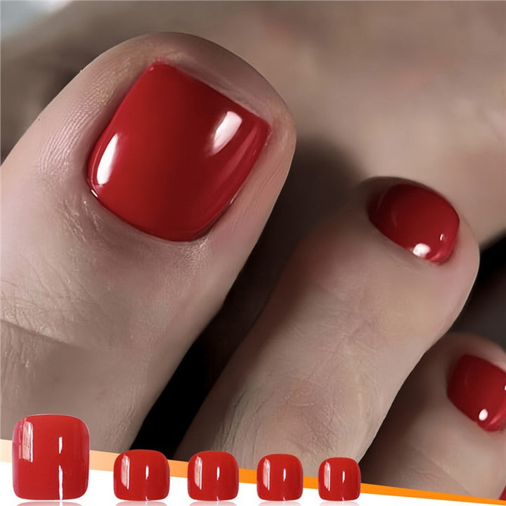 Glossy Nail Art Press-On Set Bowlift
