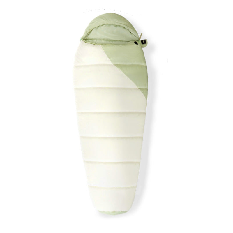 Sleeping bag with integrated headrest Bowlift