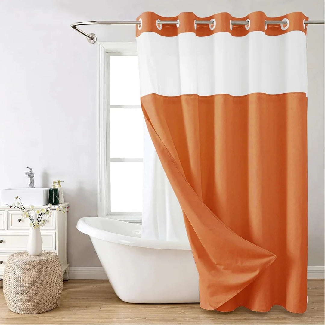 Artistic Floral Shower Curtain Bowlift