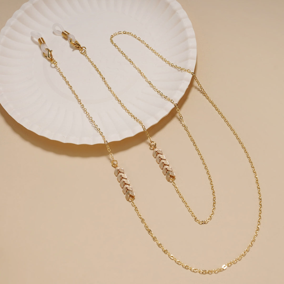 Fashionable Star-Embellished Eyewear Chain Bowlift