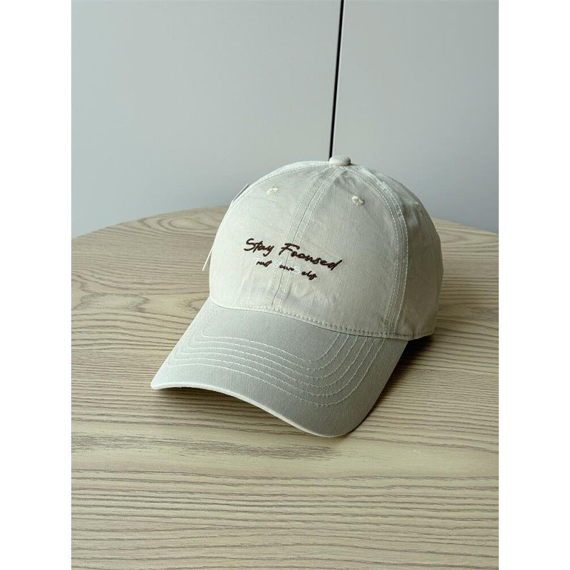 Men's Casual Cotton Embroidered Cap Bowlift