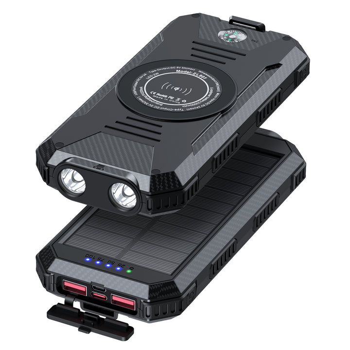 Solar Powerbank with Wireless Charging Function Bowlift