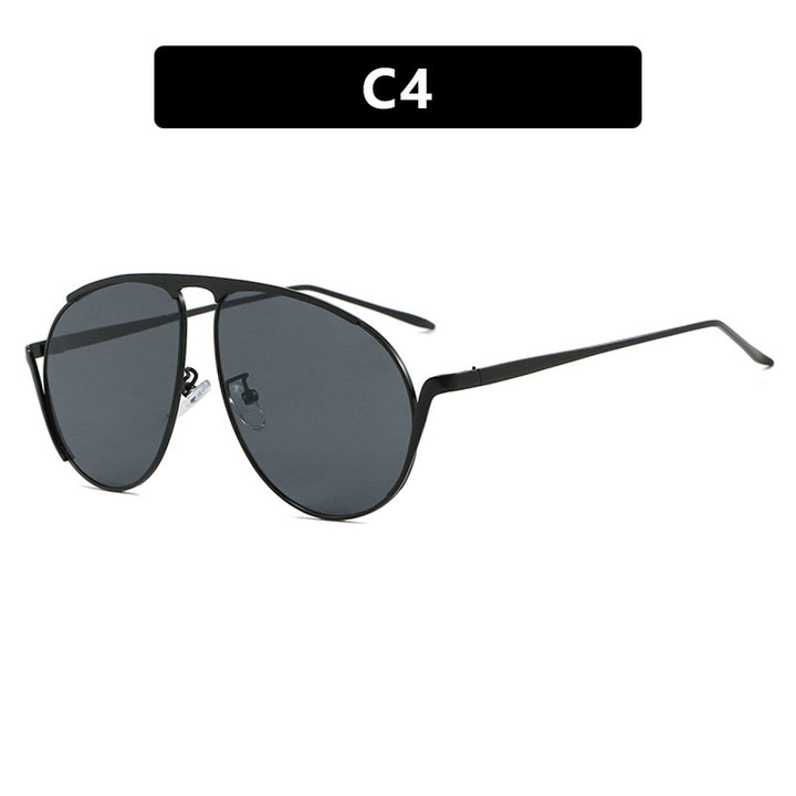 Ladies fashionable pilot sunglasses with polarized lenses and elegant metal frame Bowlift