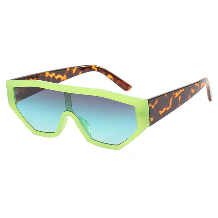 Ladies fashionable sunglasses in animal fur look Bowlift