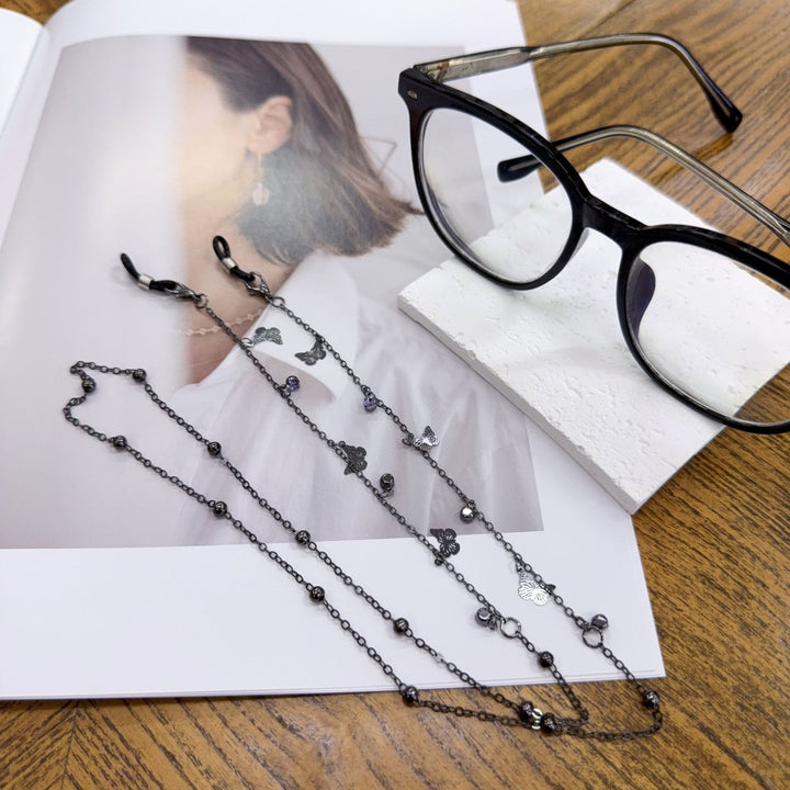 Butterfly Charm Eyewear Chain Bowlift