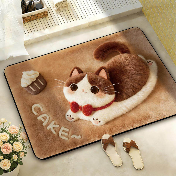 Cute Animal-Themed Bath Mat