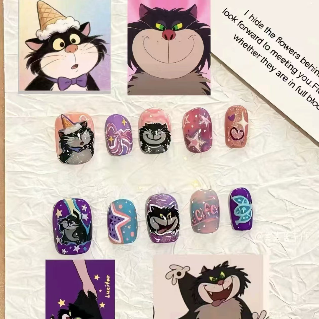 Artistic Character Nail Art Set Bowlift