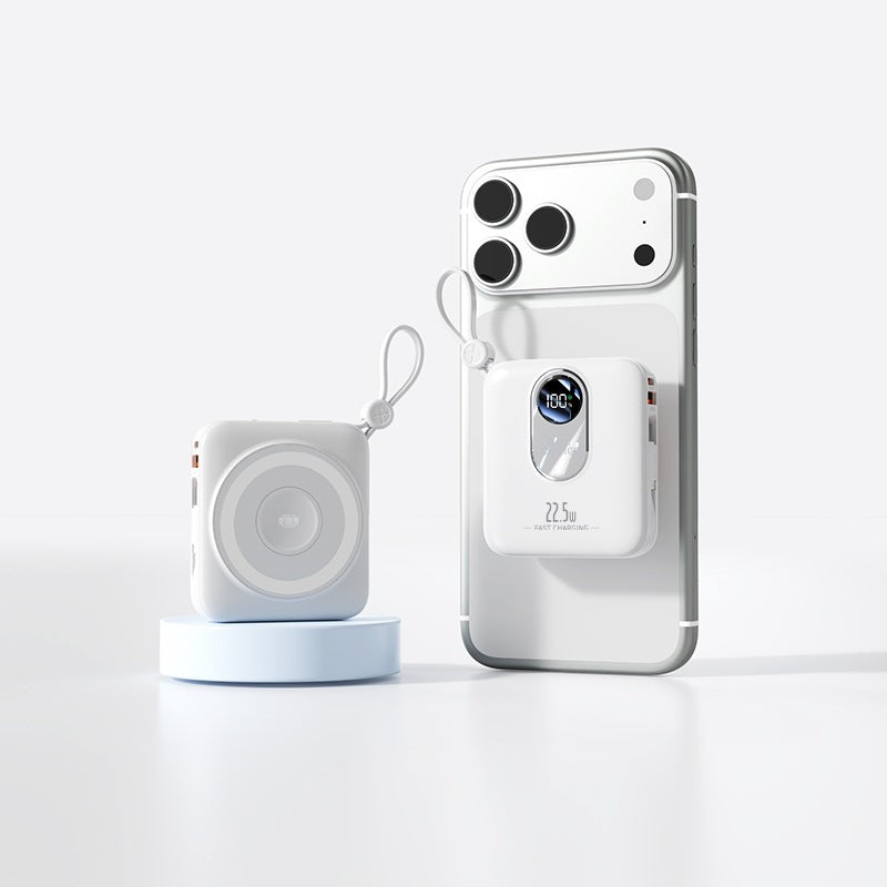 Powerbank with wireless charging function and digital smart display Bowlift