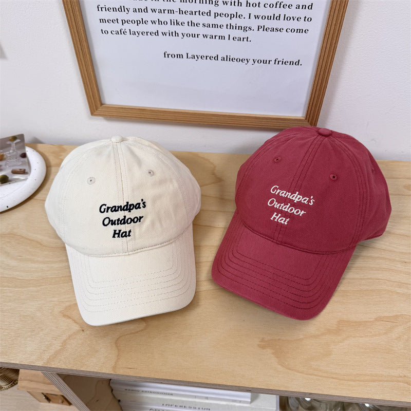 Men's Embroidered Outdoor Cap Bowlift