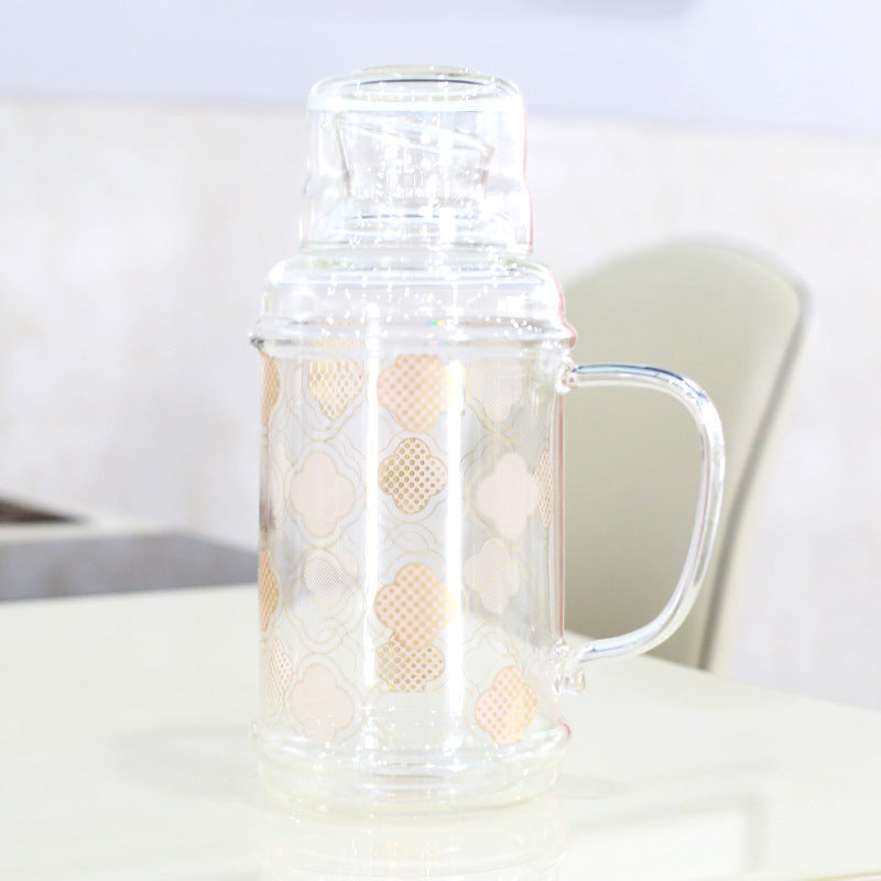 Ladies Glass Jug with enchanting Animal Motifs Bowlift
