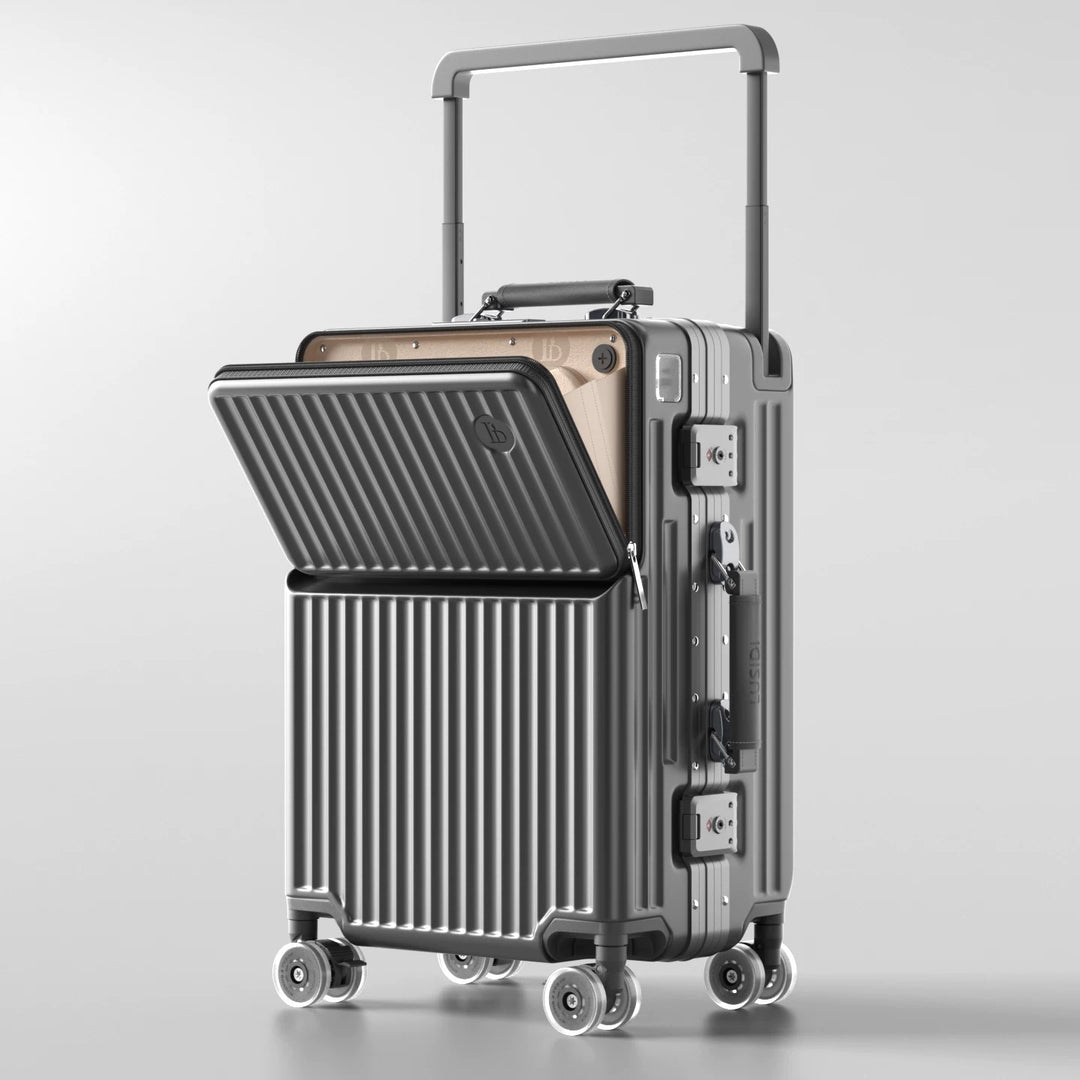 Versatile Expandable Hardshell Travel Suitcase