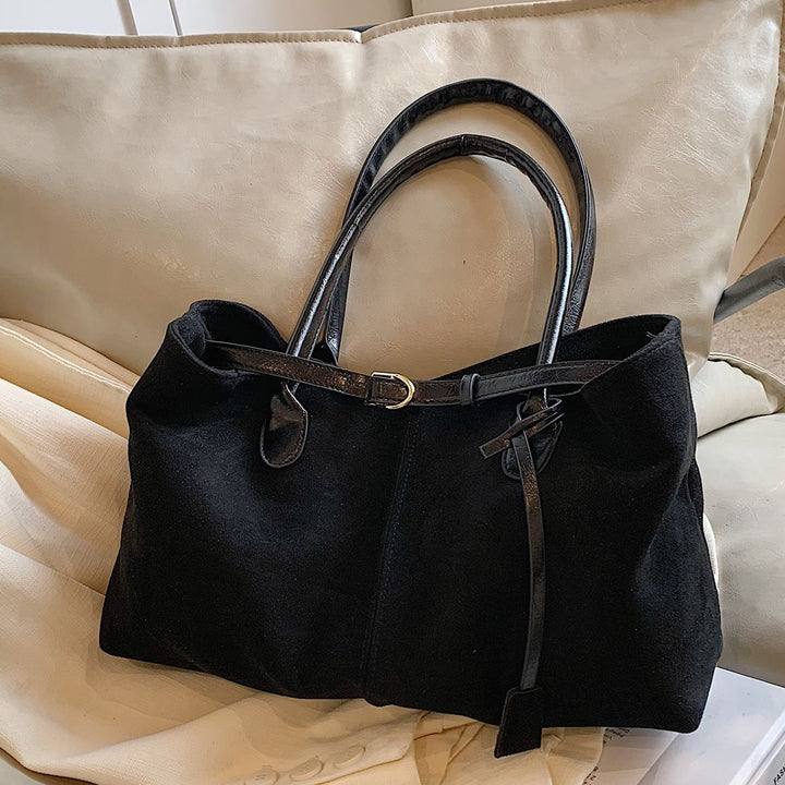 Suede Tote Bag Bowlift