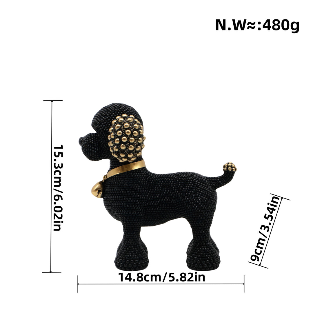 Decorative dog figure in modern design Bowlift