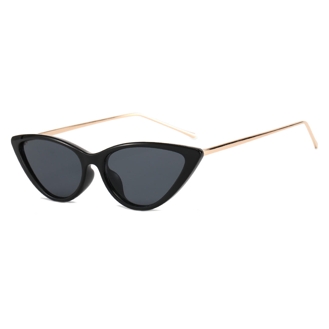 Women's Cat-Eye Sunglasses with Modern Frame and UV Protection Bowlift