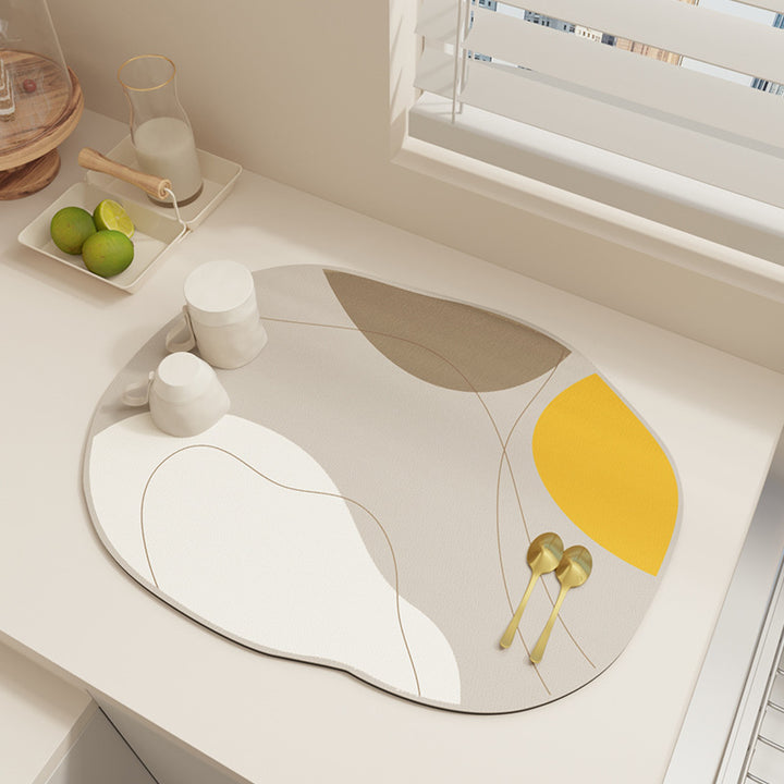 Artistic Wave Pattern Table Mat Bowlift