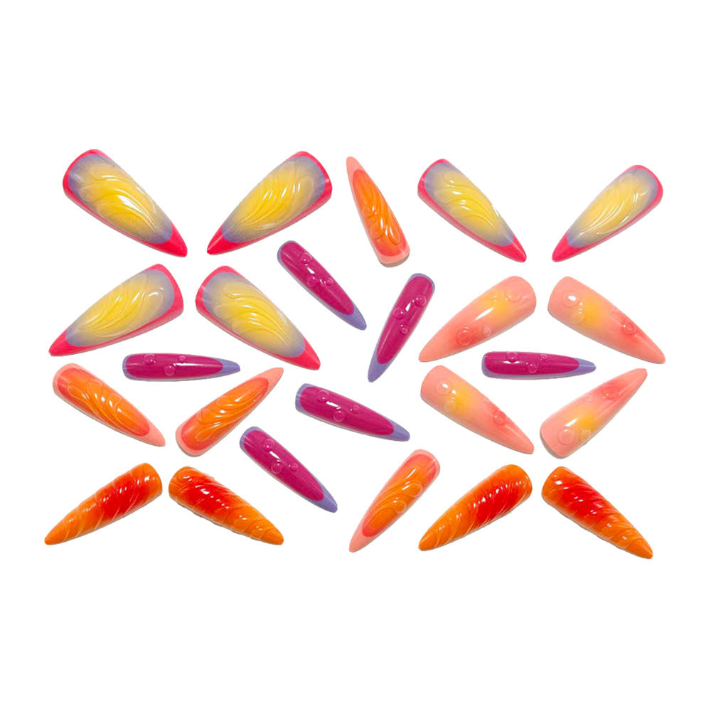 Creative Nail Tips with 3D Optics Bowlift