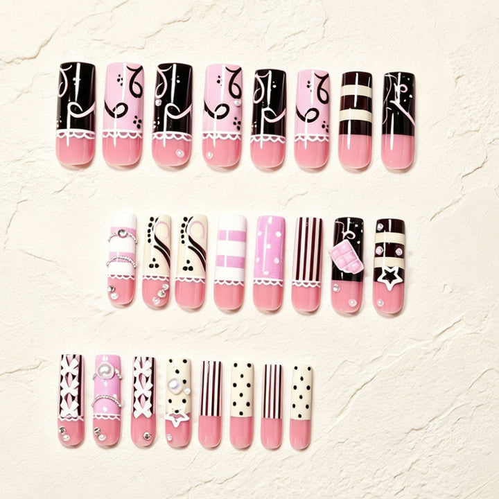 Elegant Artistic Nail Wraps Bowlift