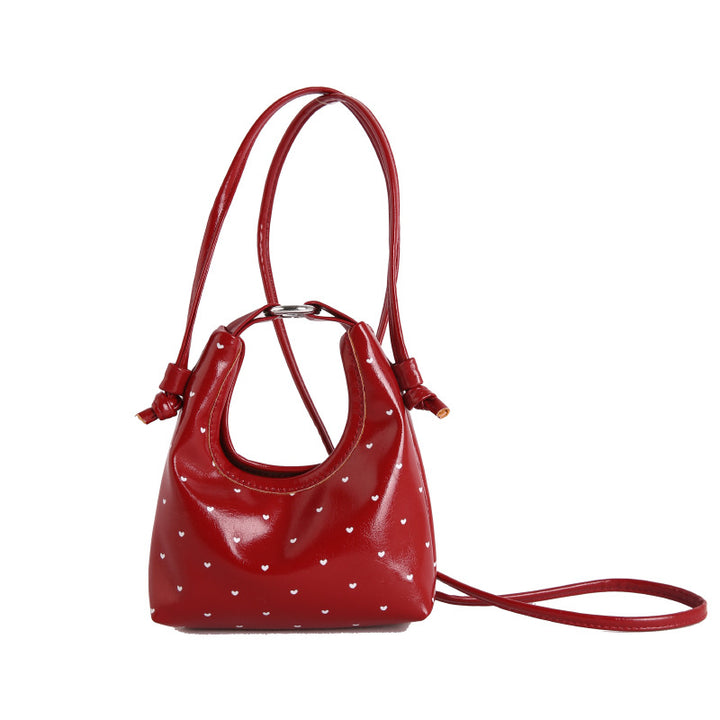 WoCute Heart-Patterned Mini Shoulder Bag Bowlift