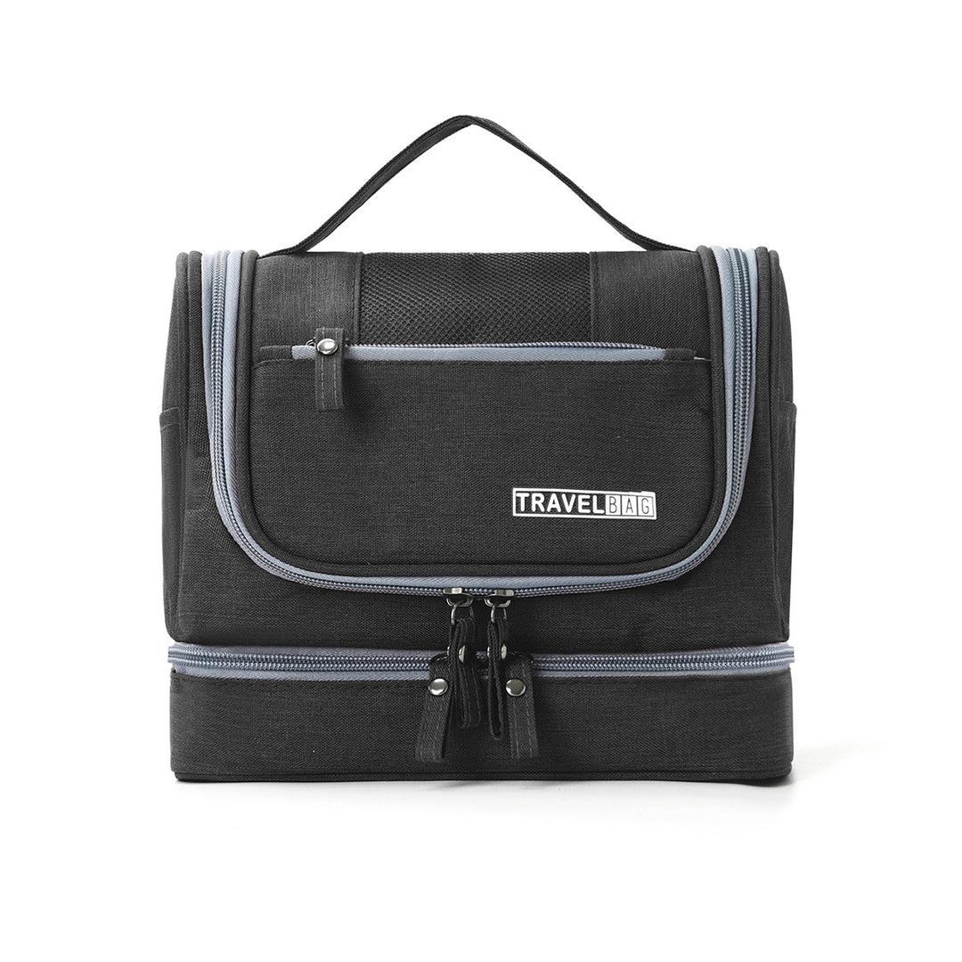 Travel toiletry bag with multiple compartments and practical organization Bowlift