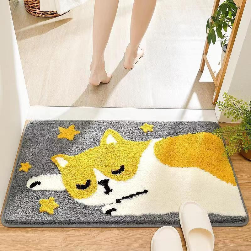 Fun Polar Bear Bath Mat Bowlift