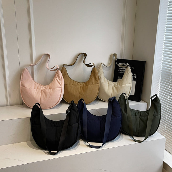 Soft Fabric Hobo Bag Bowlift