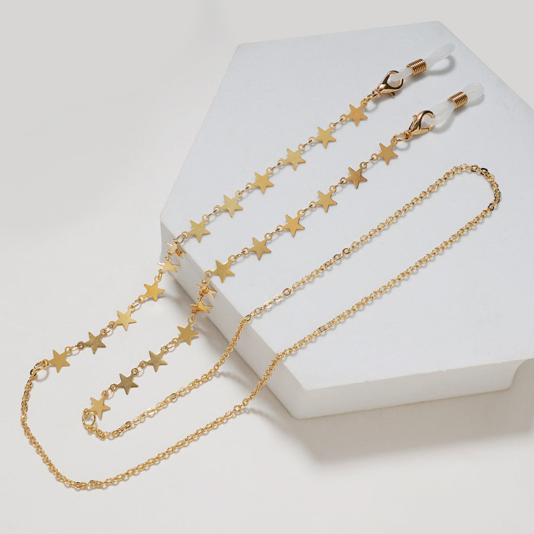 Trendy Geometric Eyewear Chain Bowlift