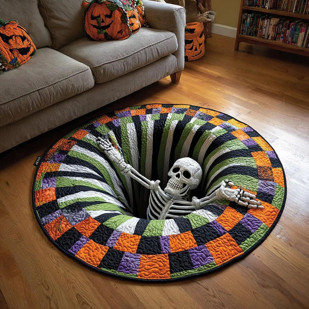Ghost-Themed Decorative Area Rug Bowlift