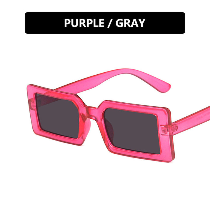 Women's square sunglasses with modern, wide frame and protective UV filter Bowlift