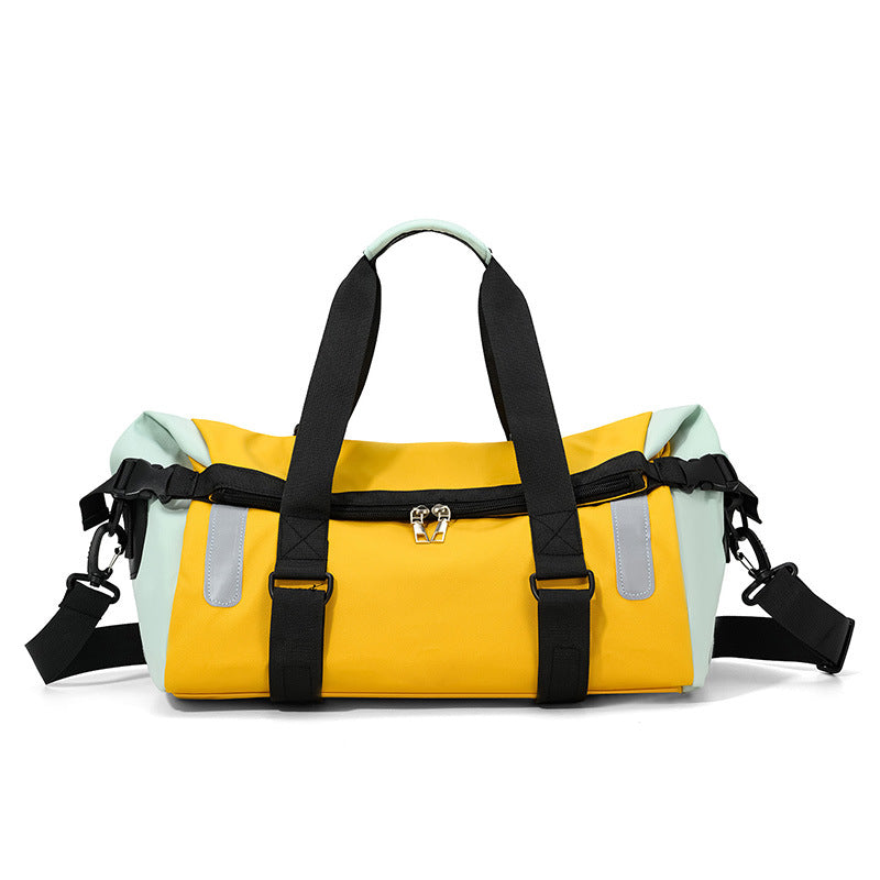 Multifunctional Sports Duffel Bag with Durable Material and Smart Compartment Design Bowlift