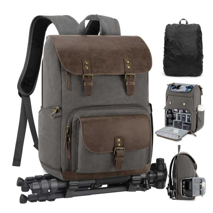 Multifunctional backpack with camera equipment compartments Bowlift