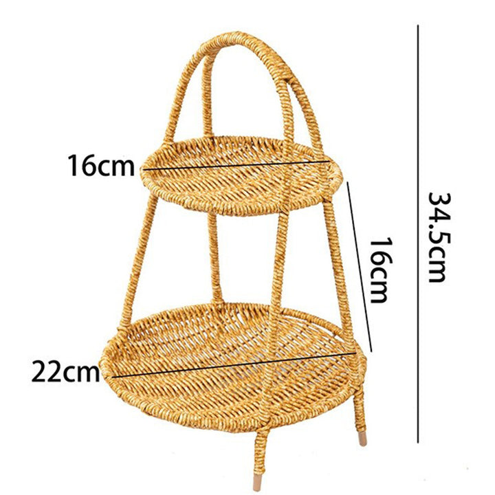 Decorative Woven Serving Tray Bowlift