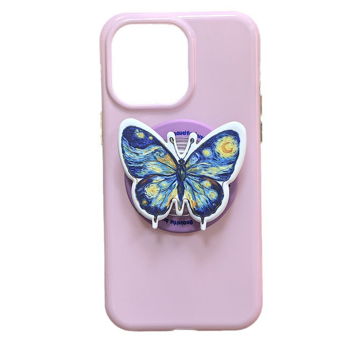 Butterfly-Themed Phone Grip Bowlift