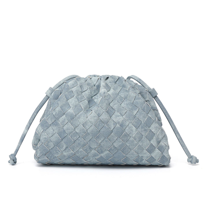 Textured Woven Handheld Clutch Bowlift