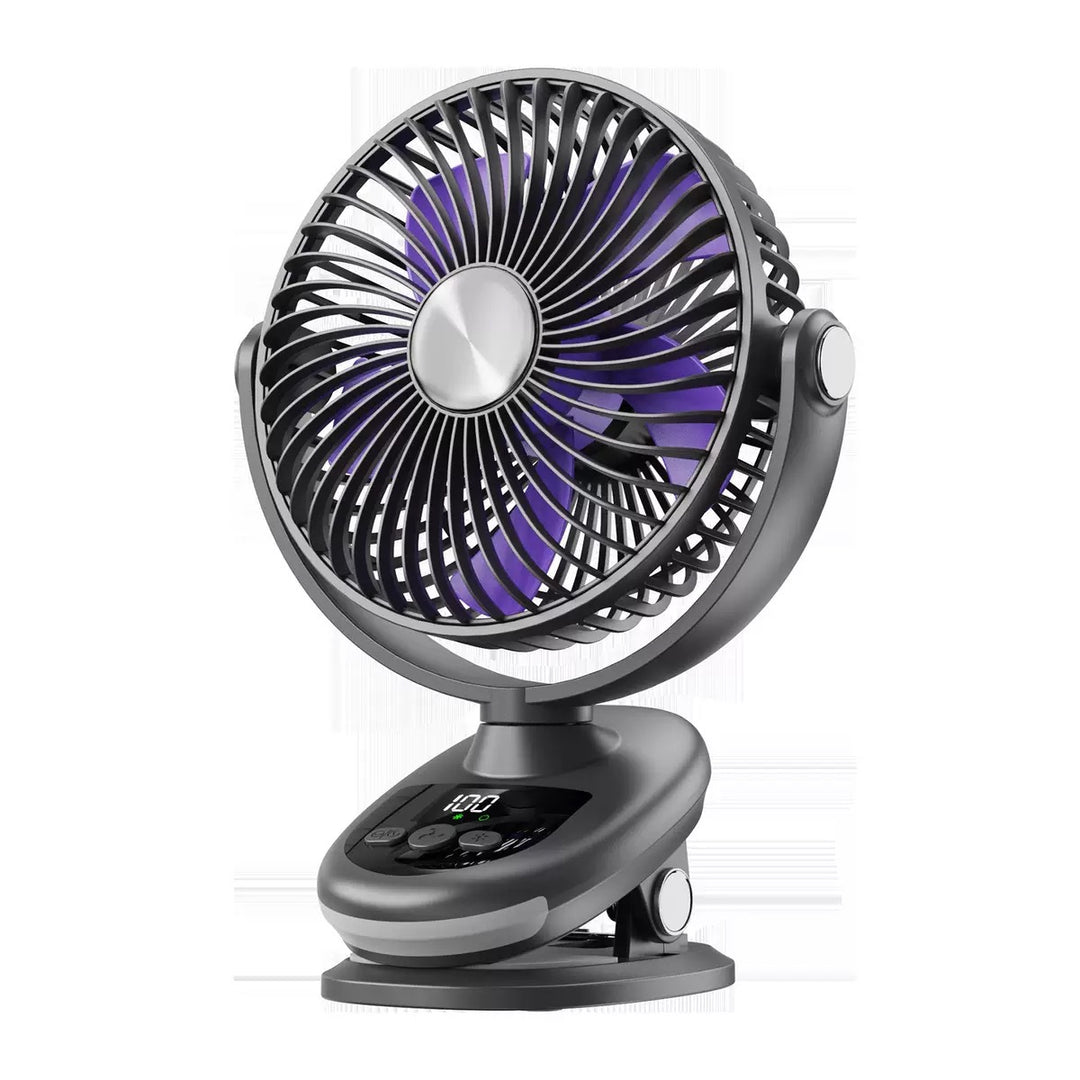 Unisex Portable Desktop Fan with Digital Control Bowlift