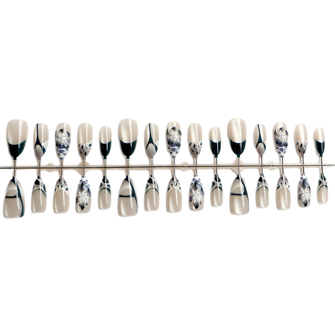Artistic Floral Nail Art Set Bowlift