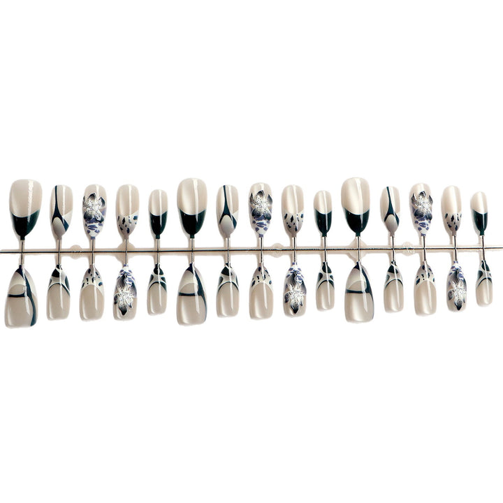 Artistic Floral Nail Art Set Bowlift