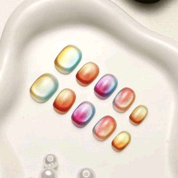 Floral Design Press-On Nails Bowlift