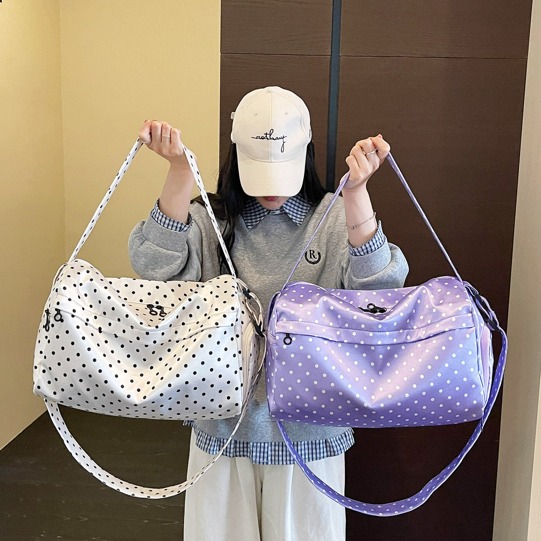 Polka Dot Gym Duffel Bag Bowlift