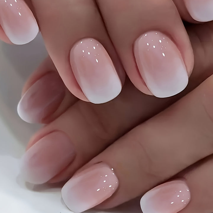 Ombre Style Press-On Nail Set Bowlift