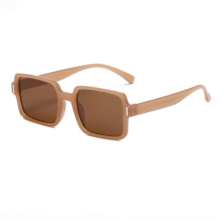 Women's square sunglasses in elegant leopard print Bowlift