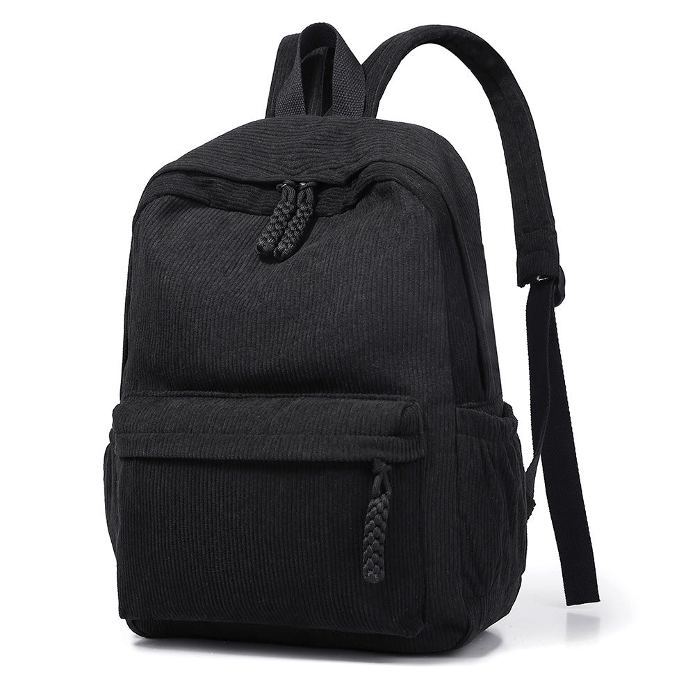 WoTextured Fabric Casual Backpack Bowlift