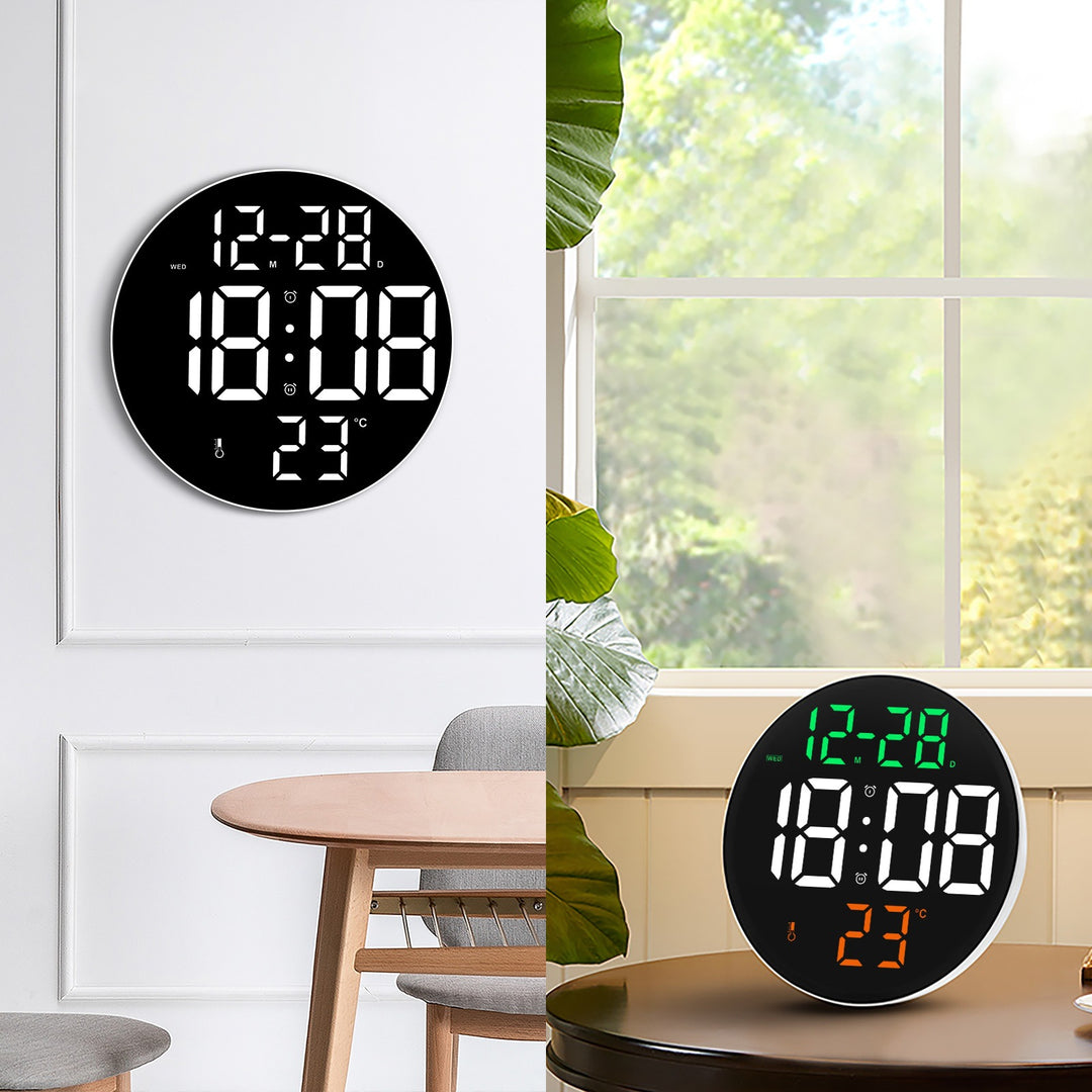 Digital multifunctional clock with temperature and hygrometer display Bowlift