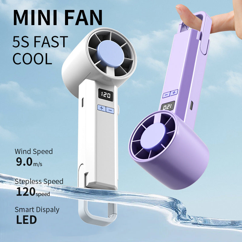 Women Portable Mini Fan Bowlift